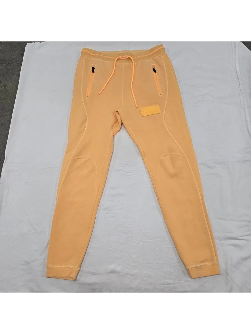 EUC Mens SMALL Oversized Air Jordan 23 Engineered Pants Peach Gummi-Patch CJ5999